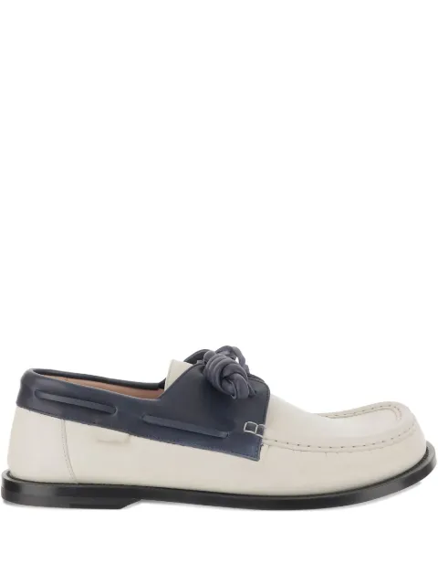 LOEWE two-tone boat shoes