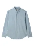 Man On The Boon. chambray button-up shirt - Blue