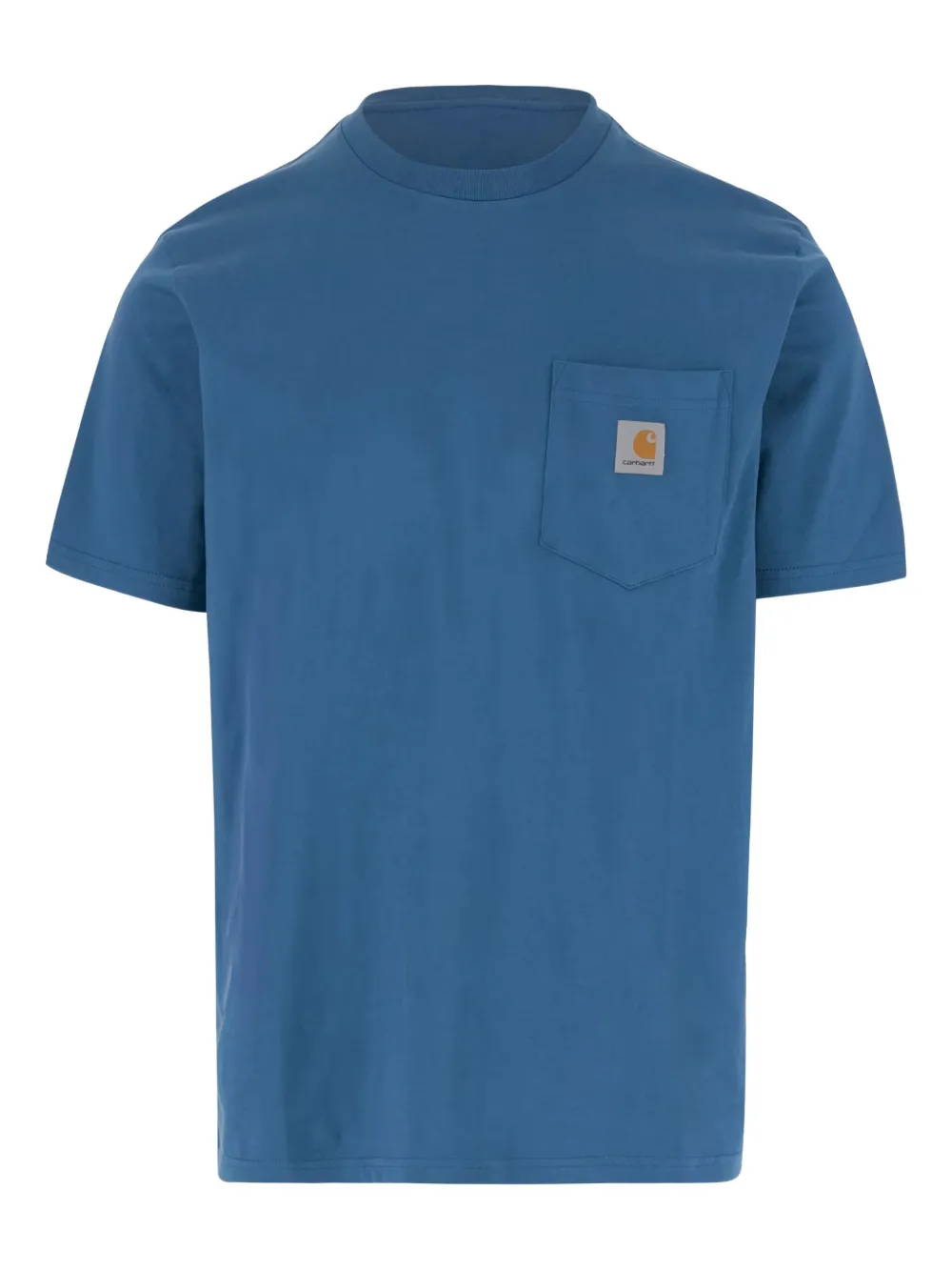 Carhartt WIP Camiseta com patch de logo | Azul | Image 1