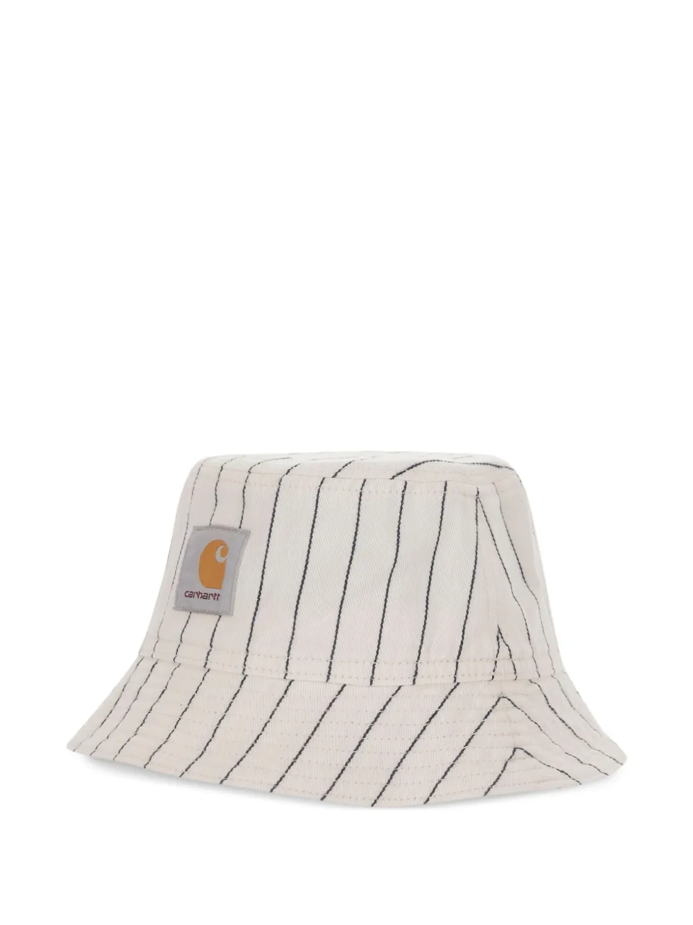 Carhartt WIP Gestreepte vissershoed Wit