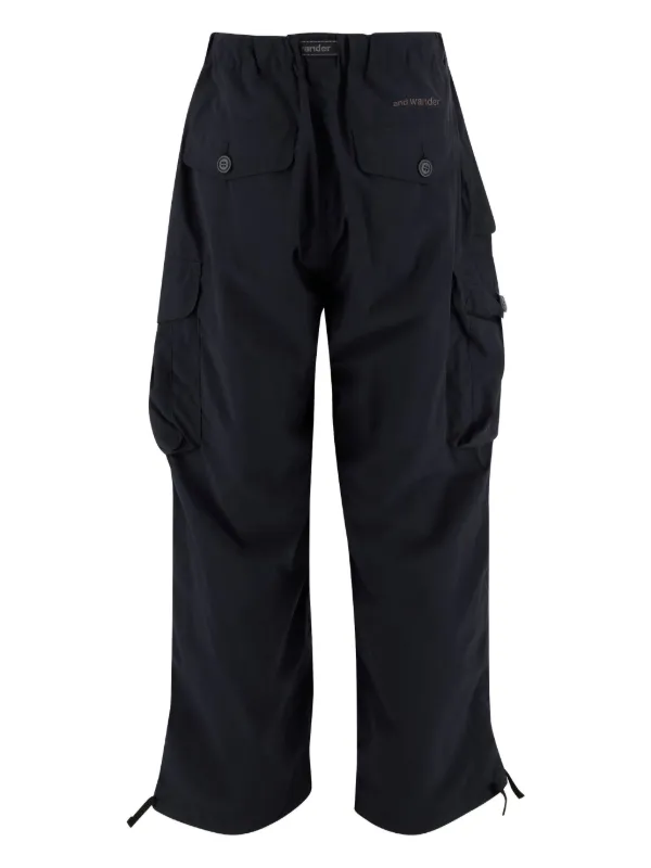 And Wander Belted Cargo Pants | Blue | FARFETCH