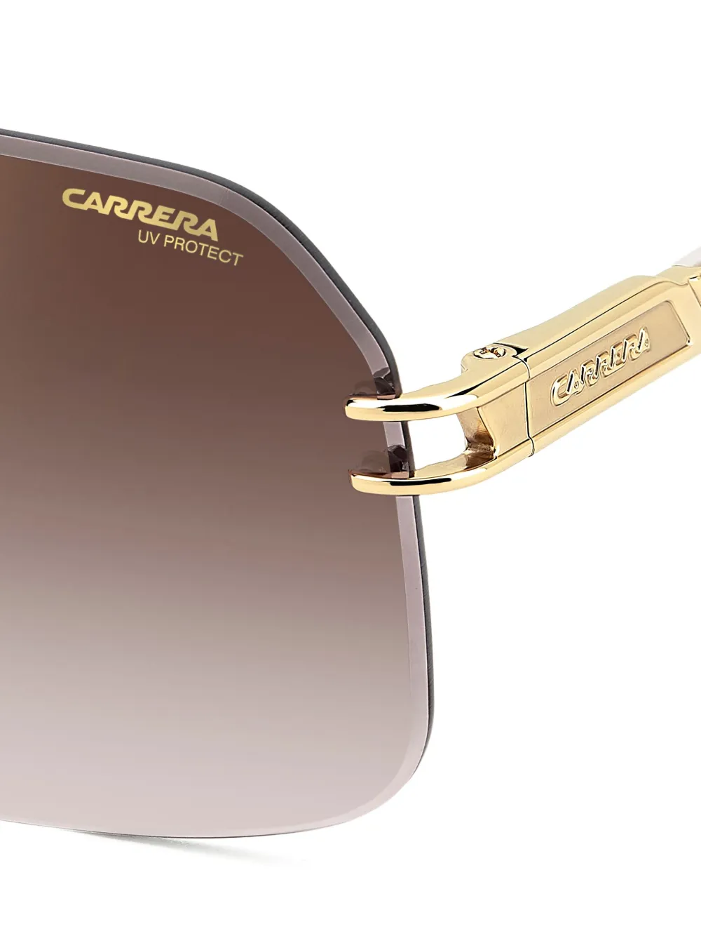 Carrera geometric-frame sunglasses Goud