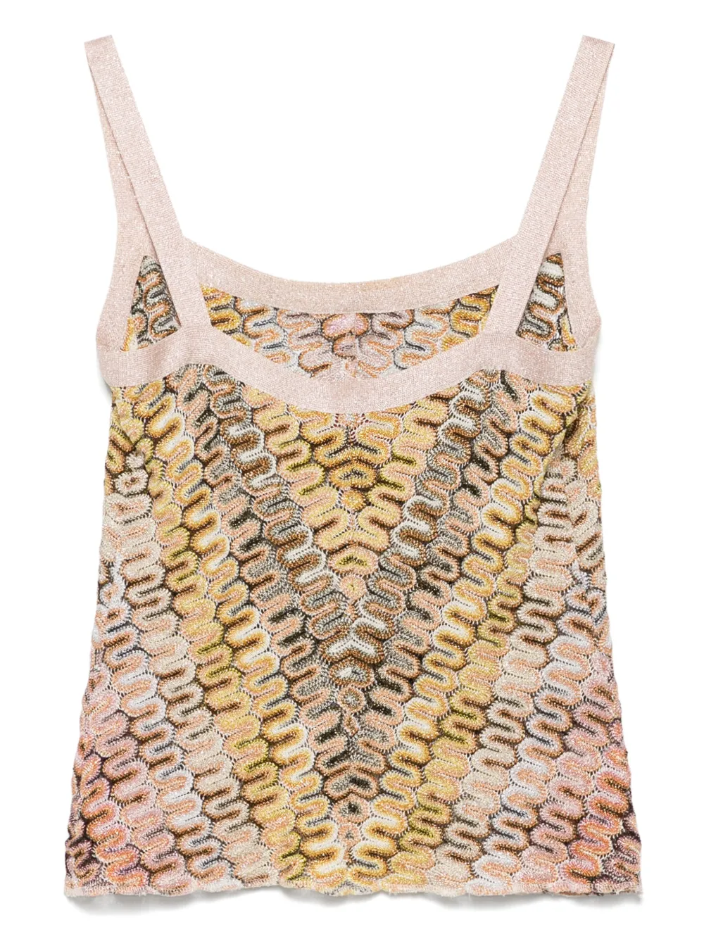 Missoni Pre-Owned top con motivo en zigzag 2000 | Image 2