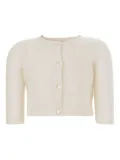 Bonpoint button-front cashmere cardigan - Neutrals
