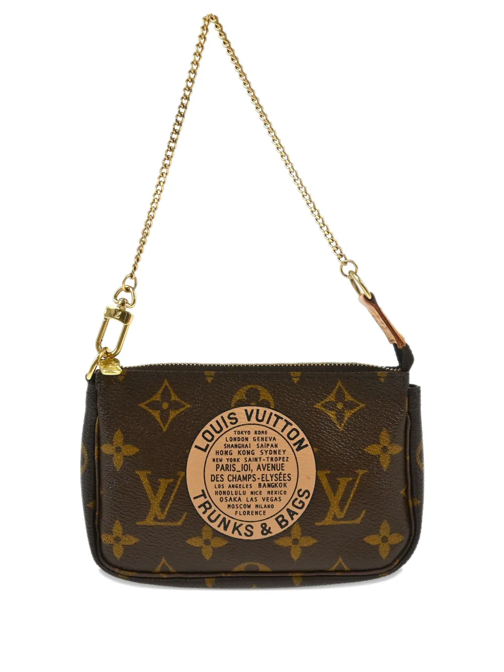 Louis Vuitton Pre-Owned 2007 mini Pochette Accessoires handbag | Brown | Image 1