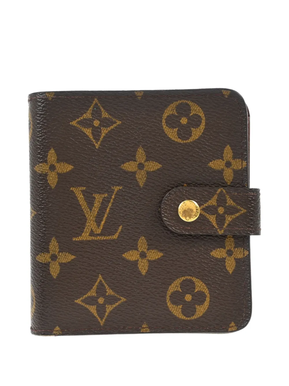 Louis Vuitton Pre-Owned 2002 compact zip wallet | Brown | Image 1