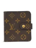 Louis Vuitton Pre-Owned 2002 compact zip wallet - Brown