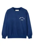 Man On The Boon. logo-embellished crew-neck sweatshirt - Blue