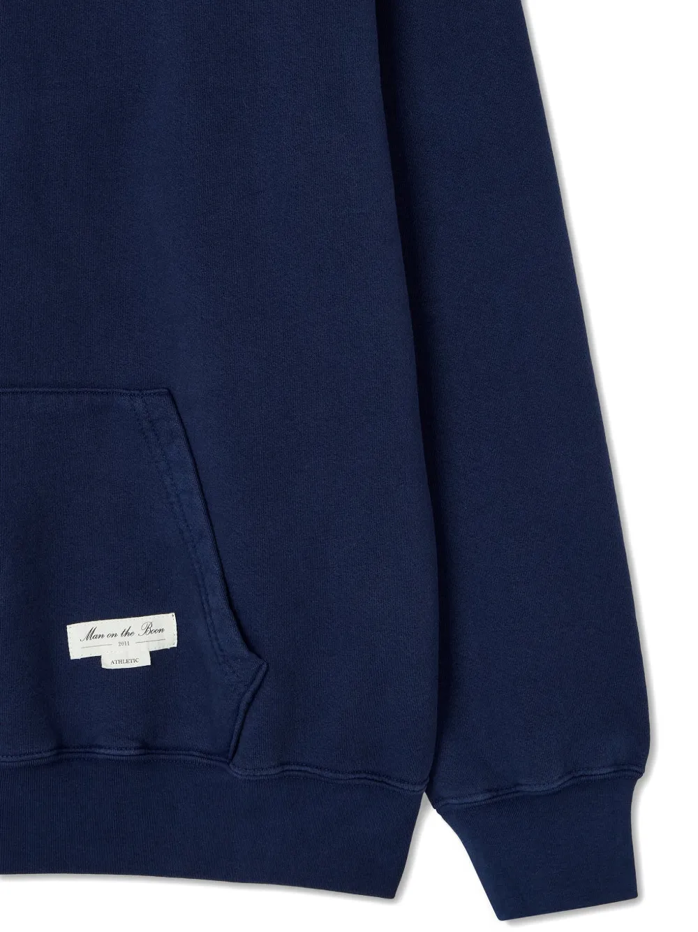 Man On The Boon. Sweater met capuchon Blauw
