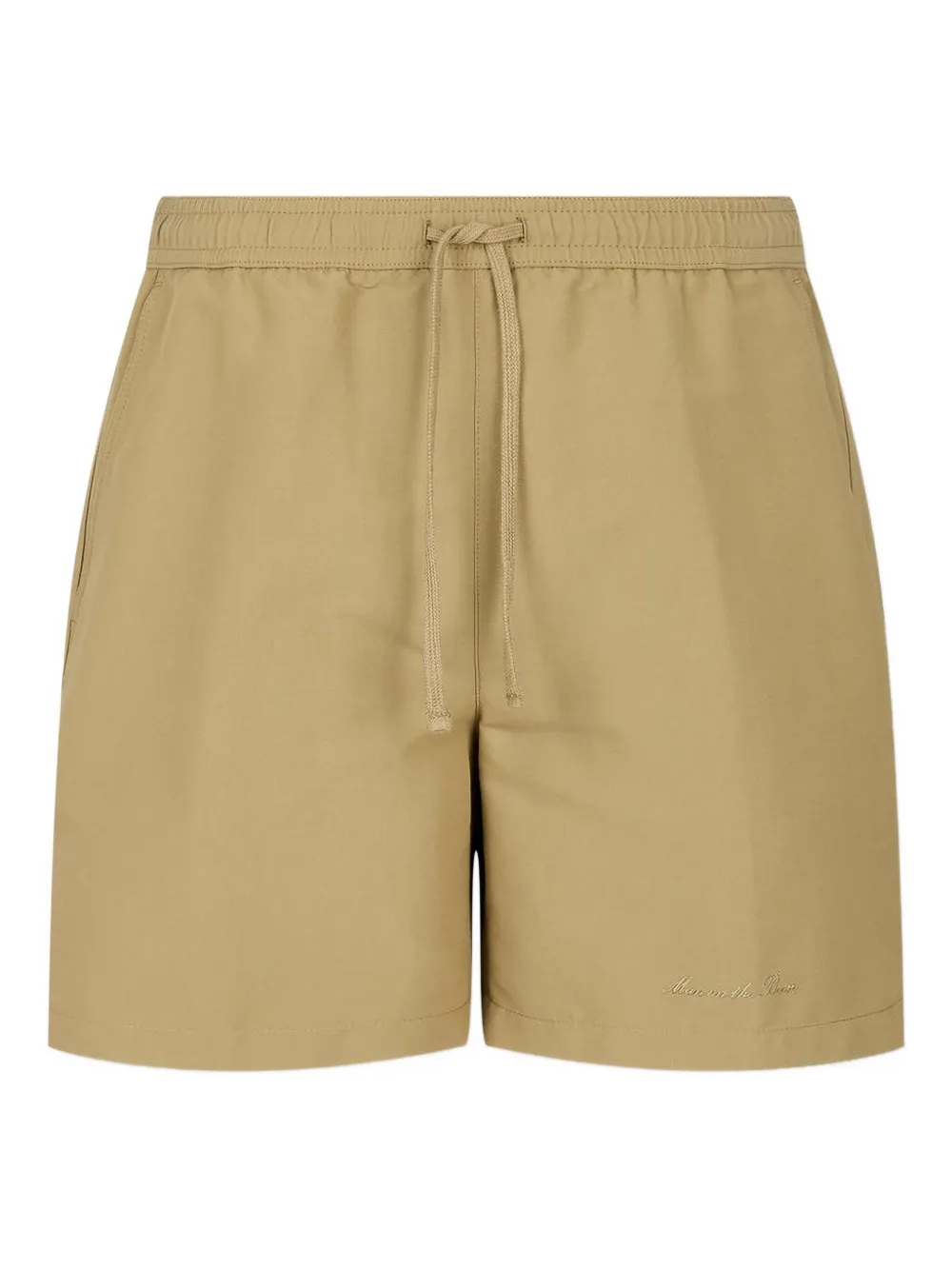 Man On The Boon. elasticated-waist shorts | Neutrals | Image 1