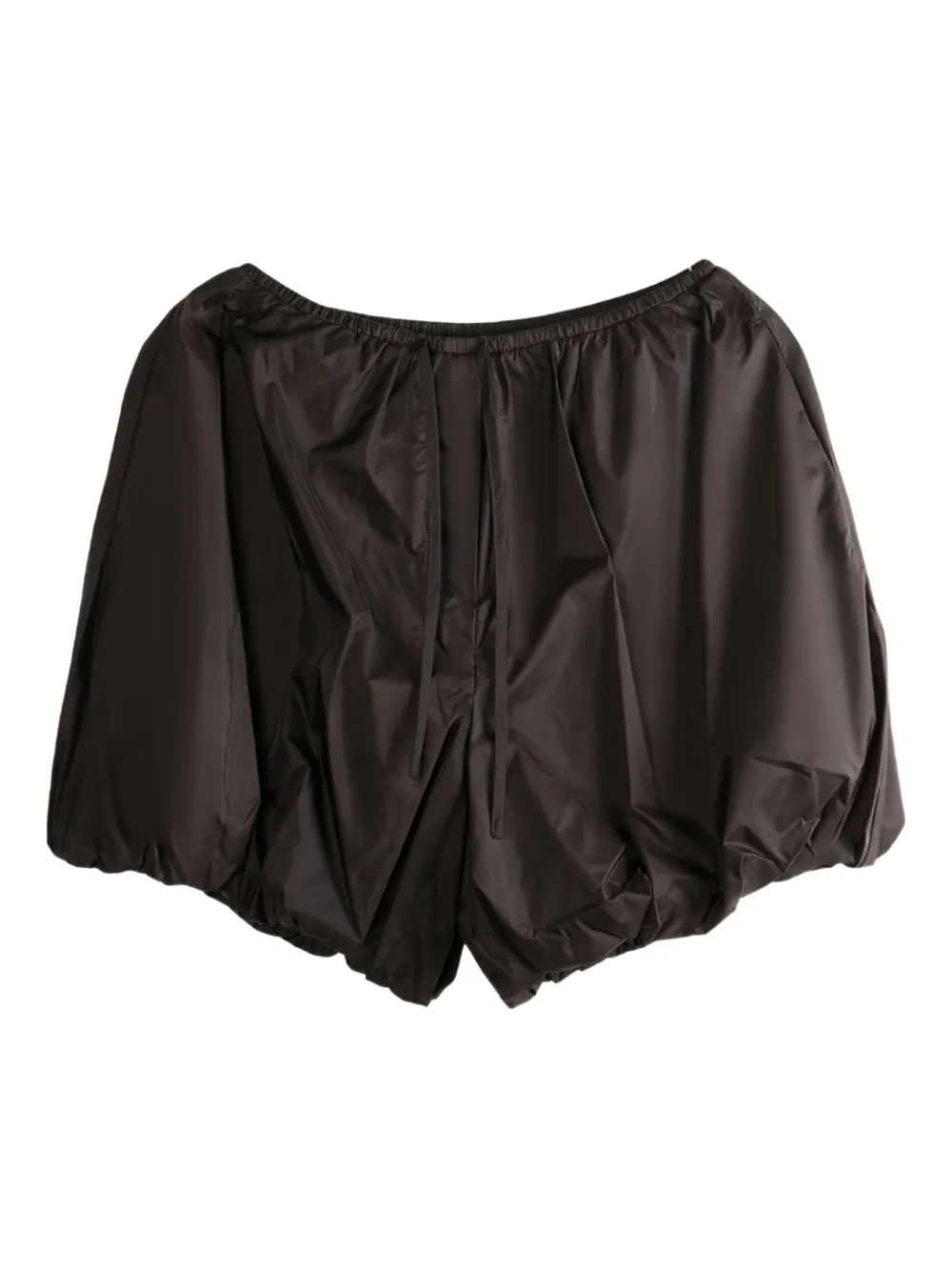 Amomento gathered-detail shorts | Brown | Image 1