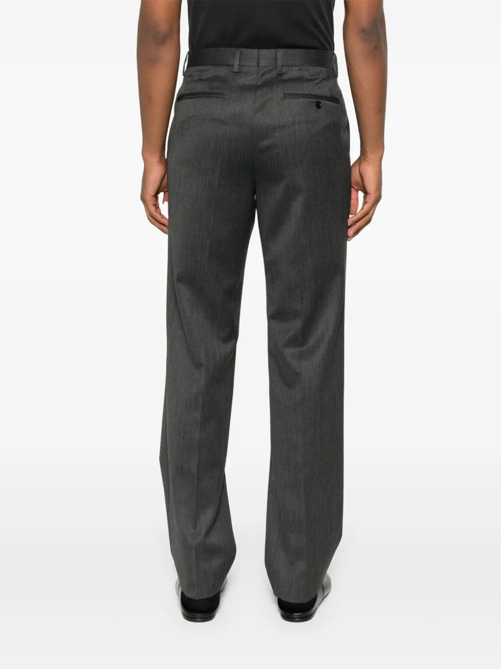 TONYWACK Wollen pantalon Grijs