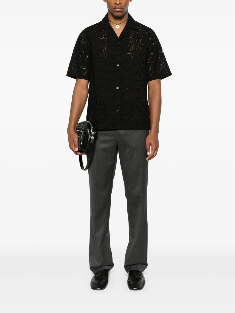TONYWACK Wollen pantalon Grijs
