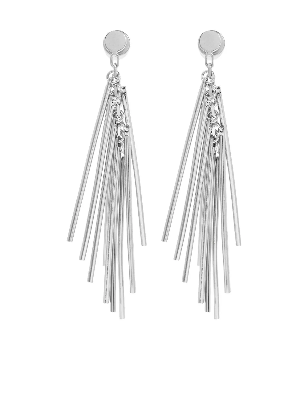 Jil Sander aretes con borlas | plateado | Image 1