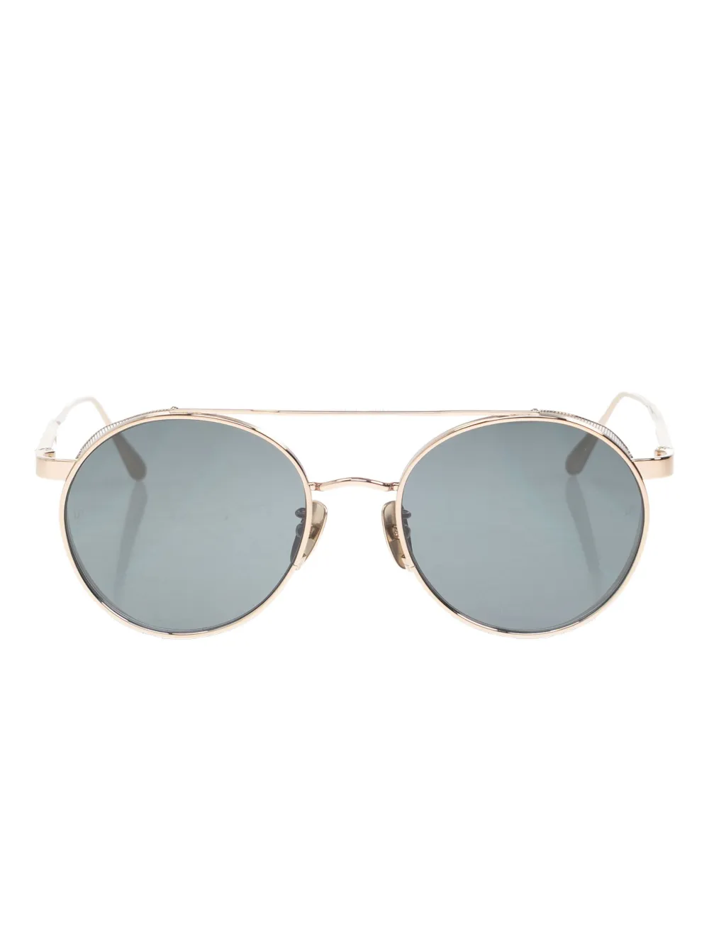 Linda Farrow round-frame sunglasses | Gold | Image 1