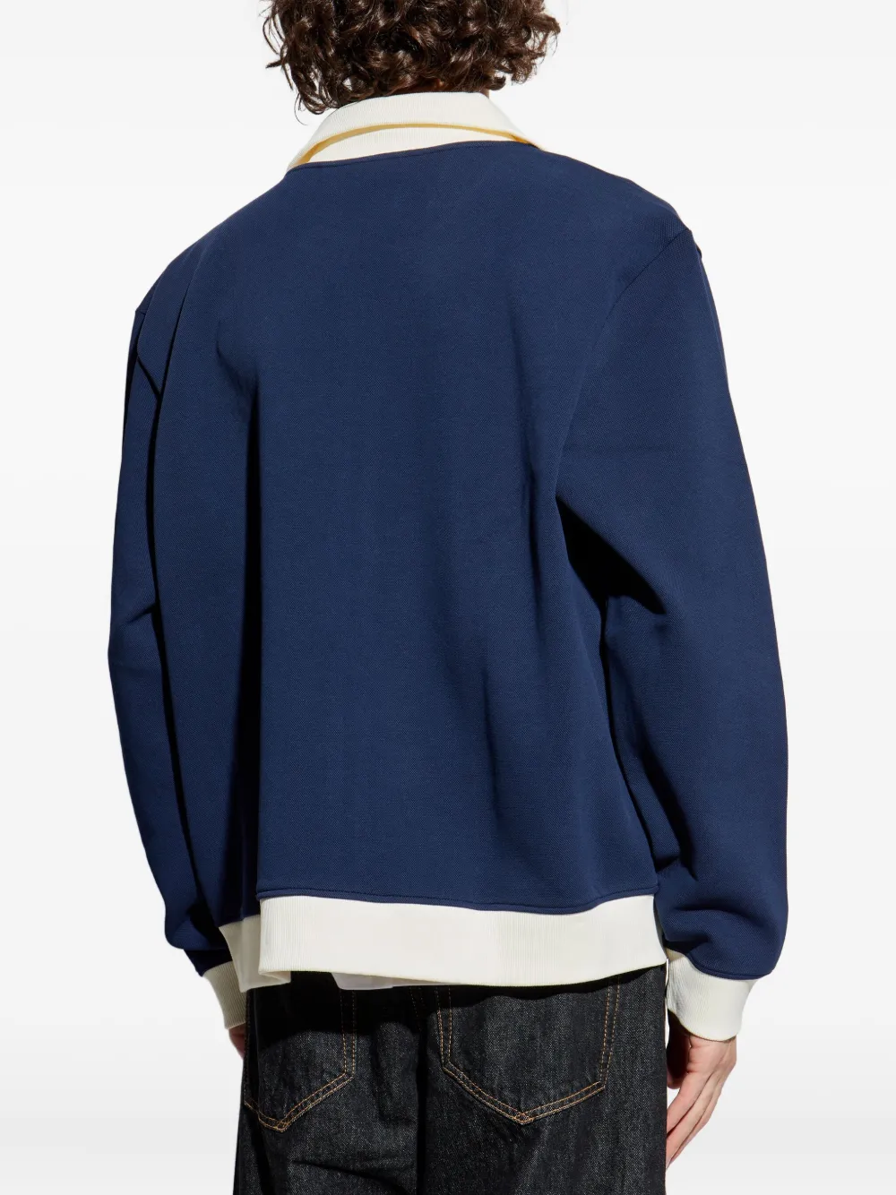 Lacoste Katoenen sweater Blauw