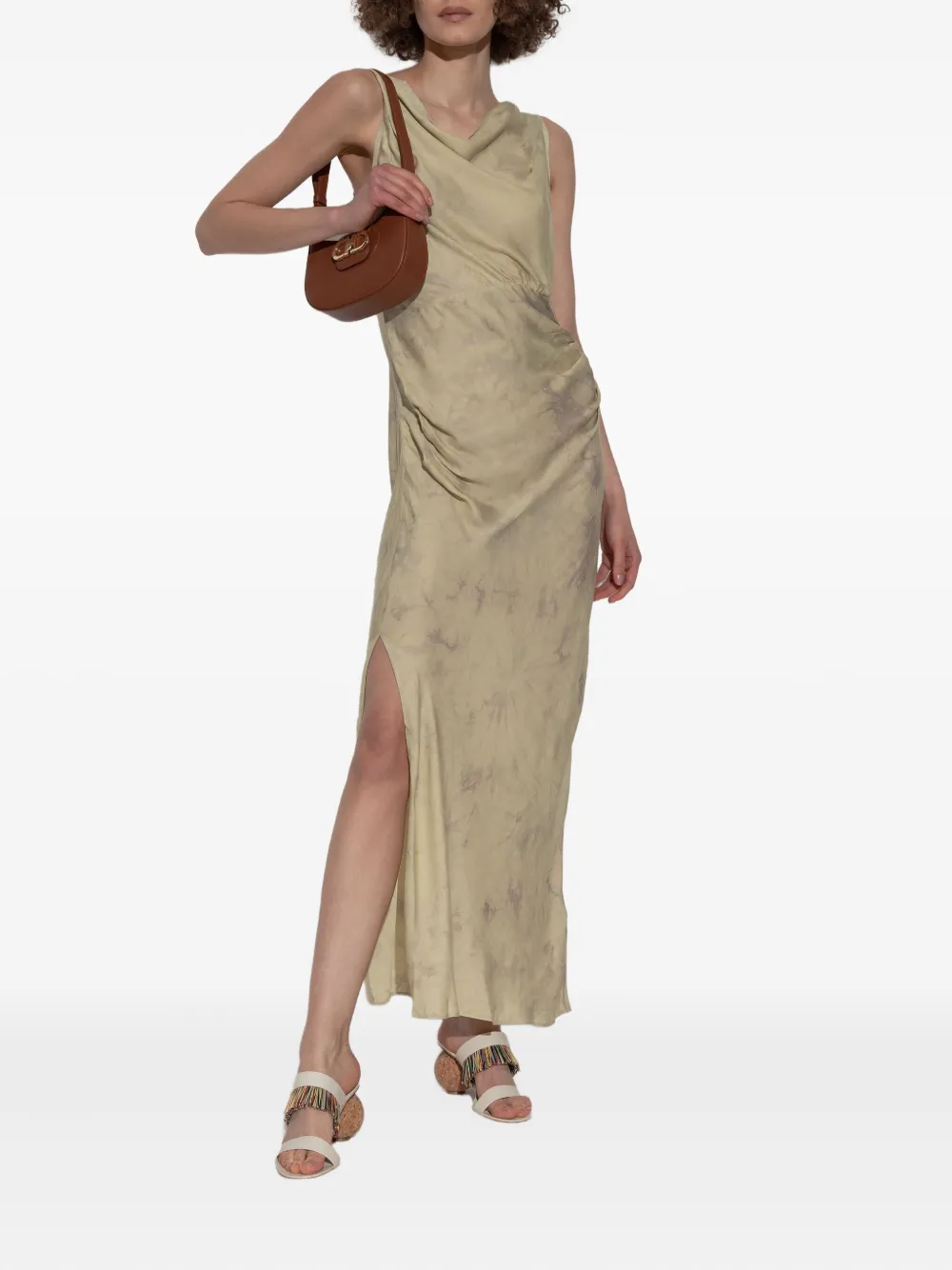 SAMSOE SAMSOE brushed-finish dress - Beige