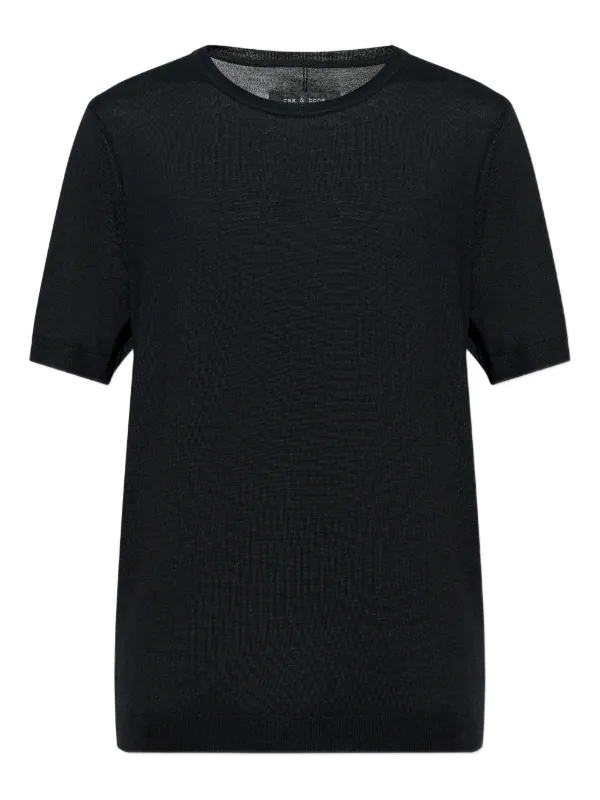 Rag & Bone リブ Tシャツ | ブラック | FARFETCH JP