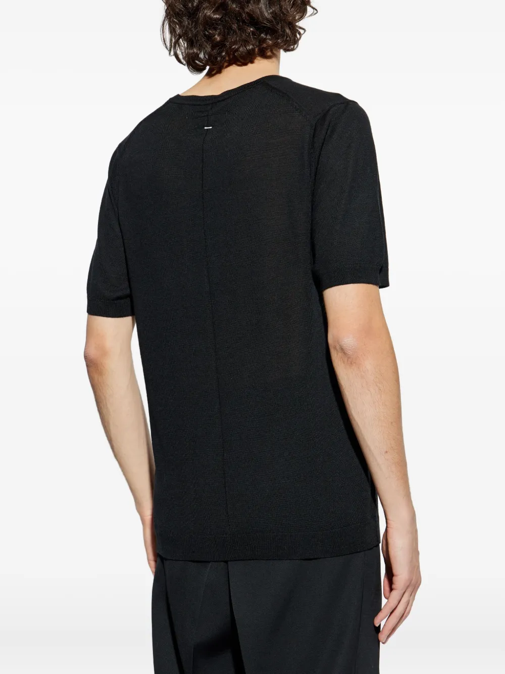 rag & bone Geribbeld T-shirt Zwart