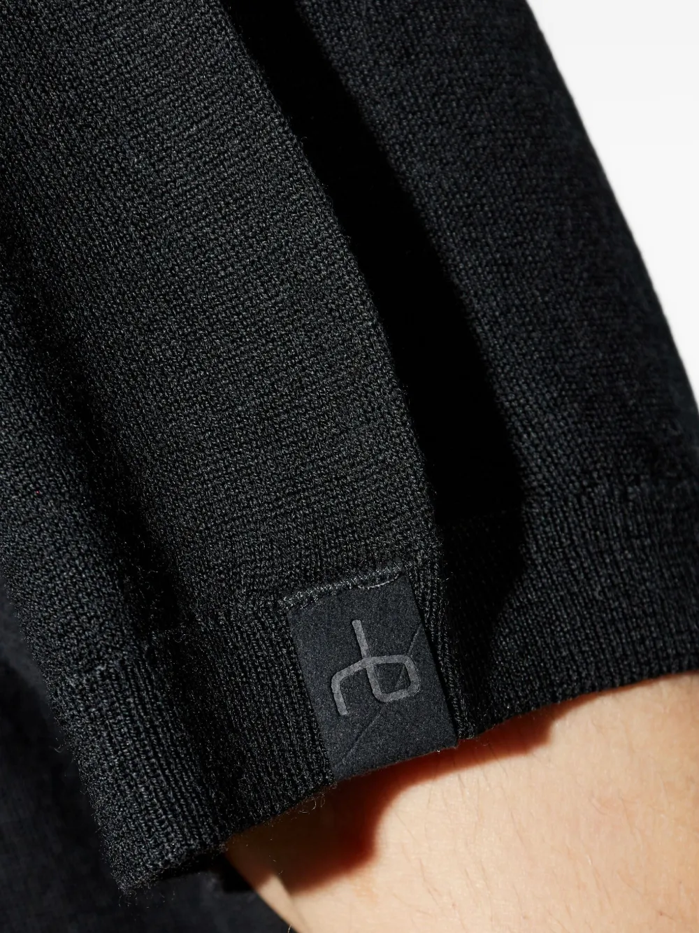 rag & bone Geribbeld T-shirt Zwart