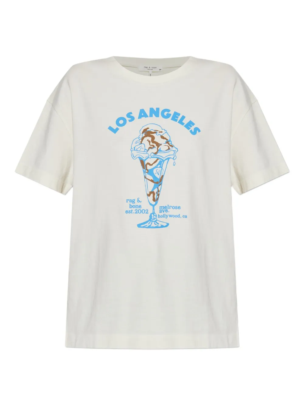 rag & bone LA Ice Cream T-shirt | White | Image 1