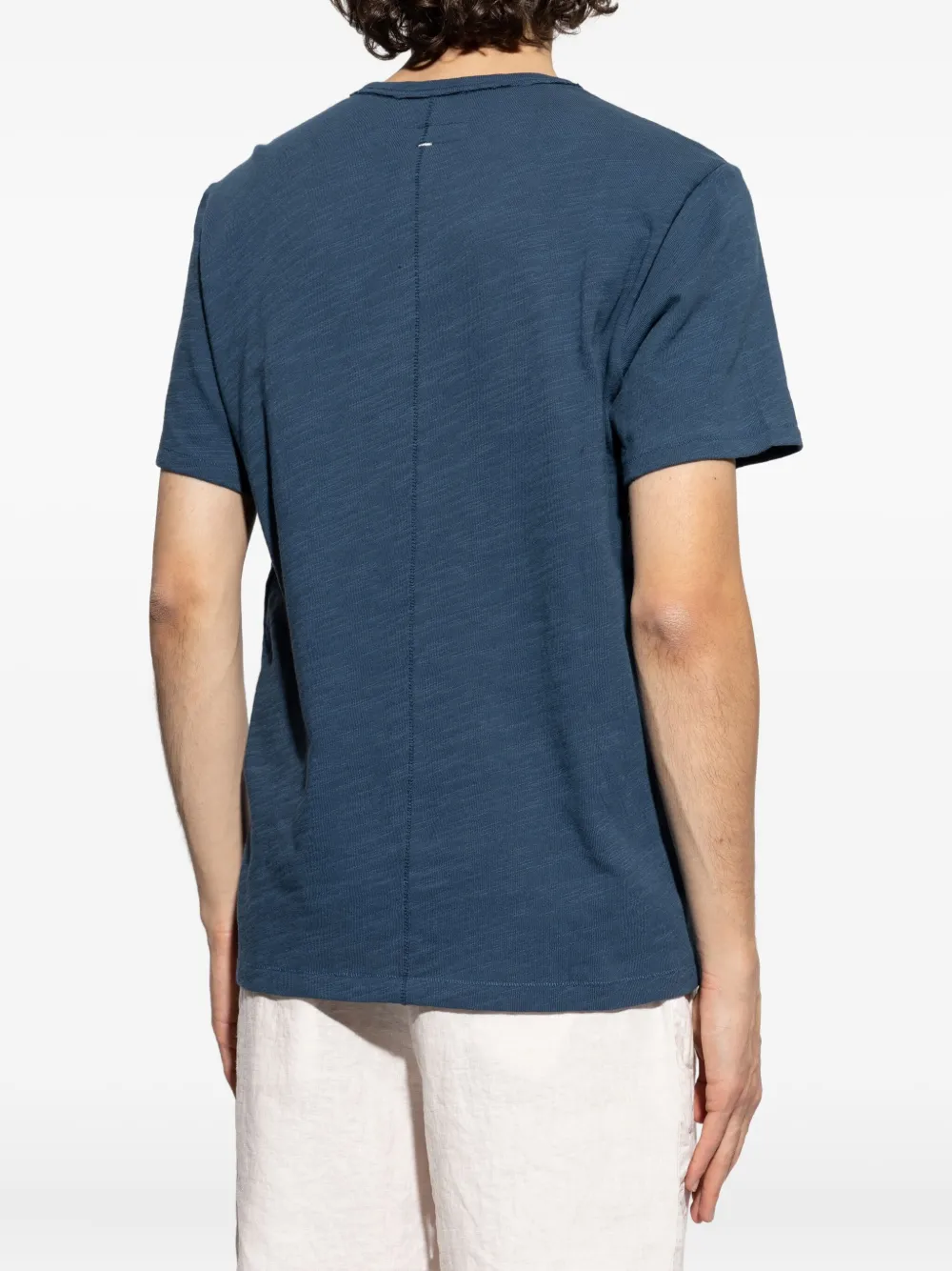 rag & bone Katoenen T-shirt Blauw