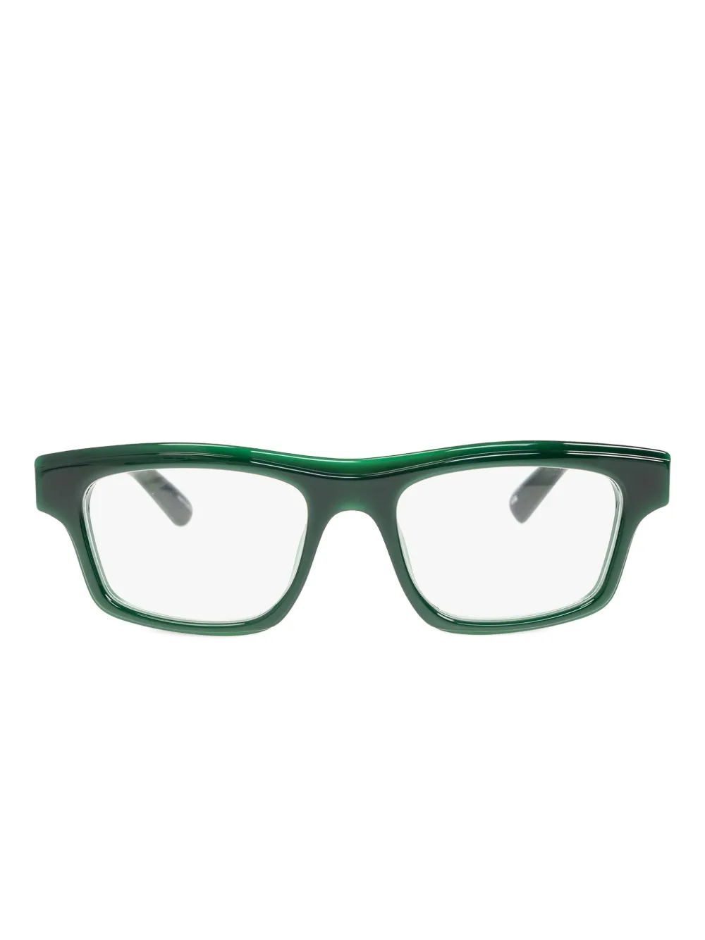 Jacquemus rectangle-frame glasses | Green | Image 1