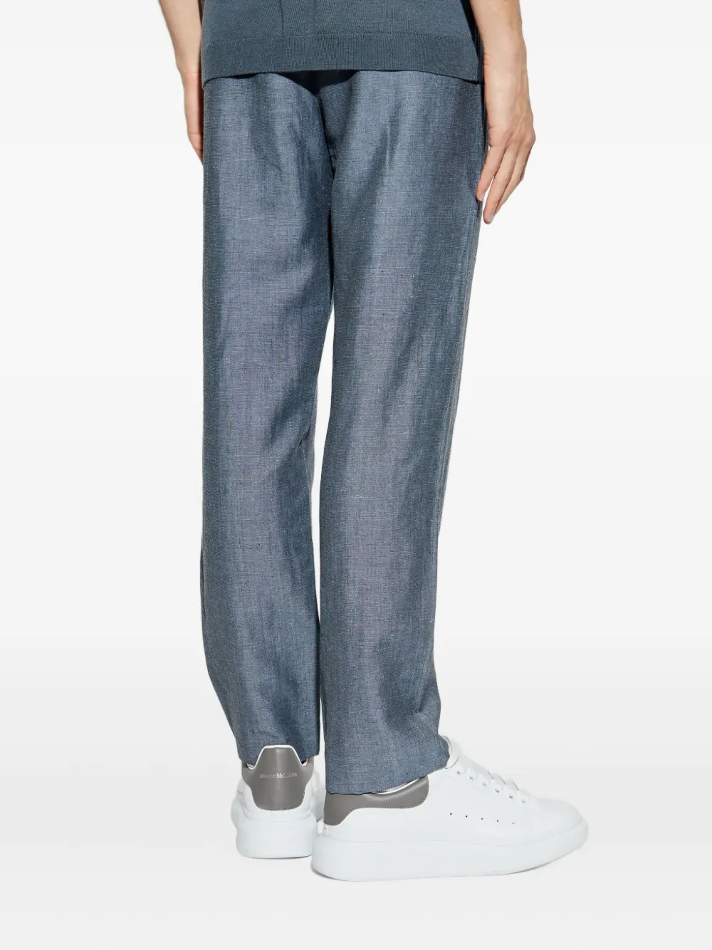 rag & bone tapered trousers Blauw