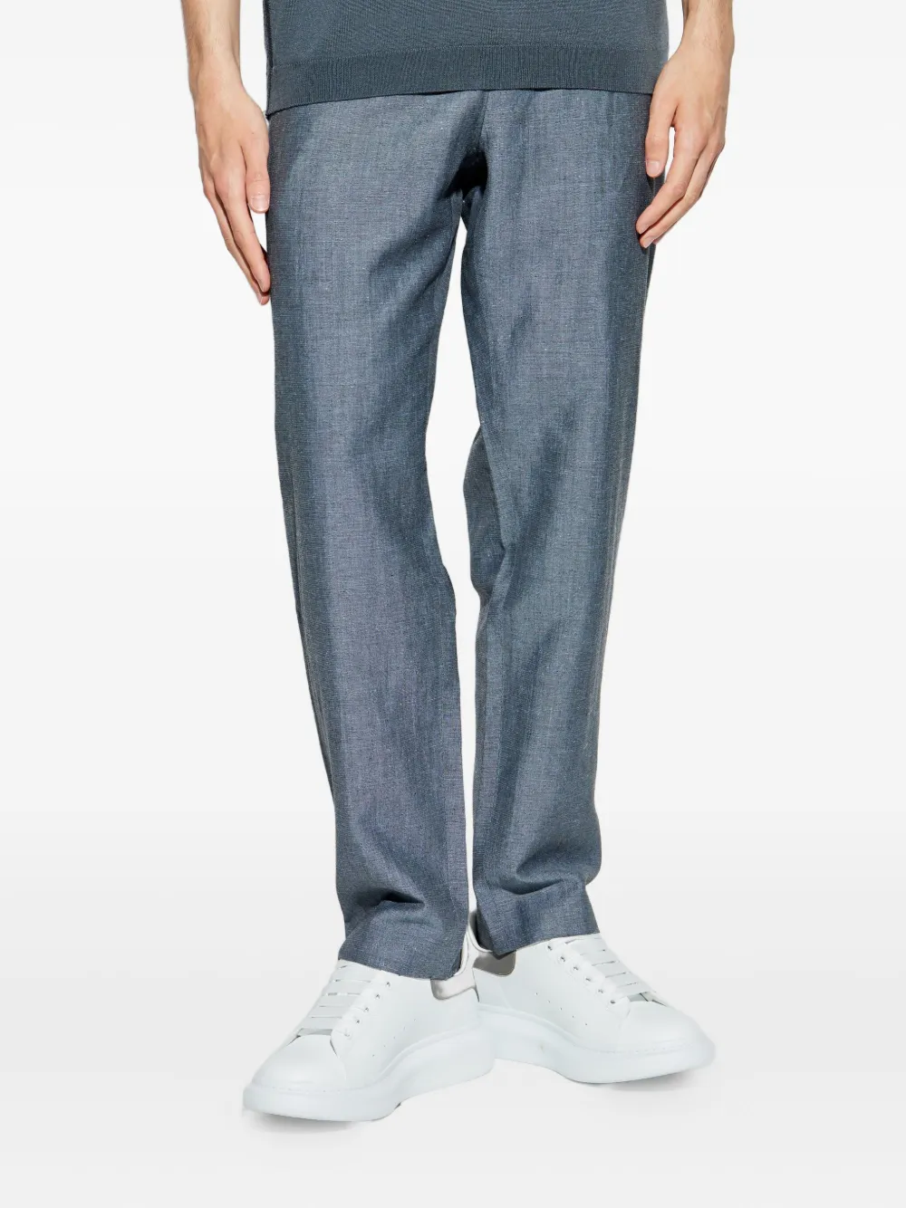 rag & bone tapered trousers Blauw