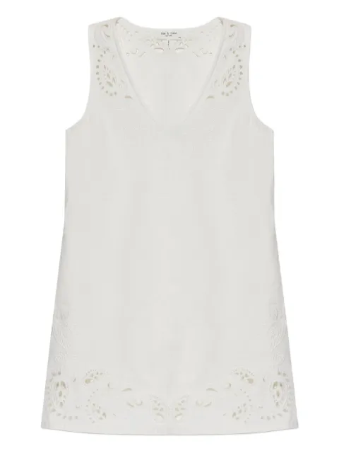 rag & bone embroidered mini dress 