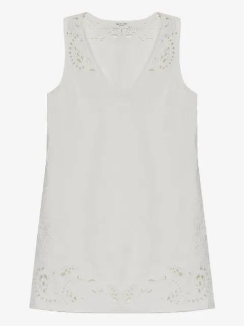 rag & bone embroidered mini dress 