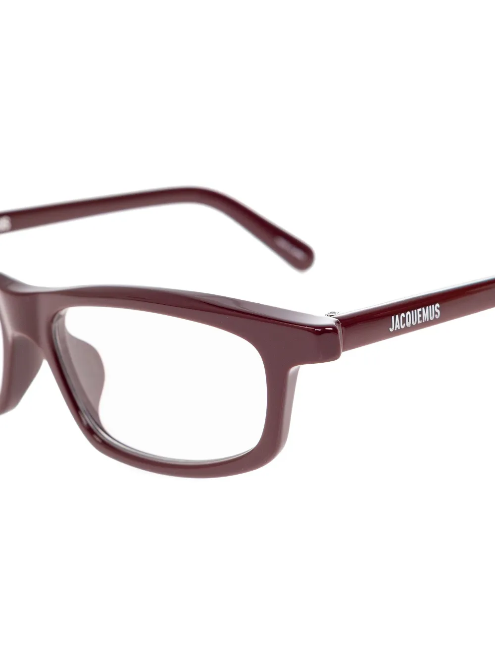 Jacquemus Bril met logoprint Rood