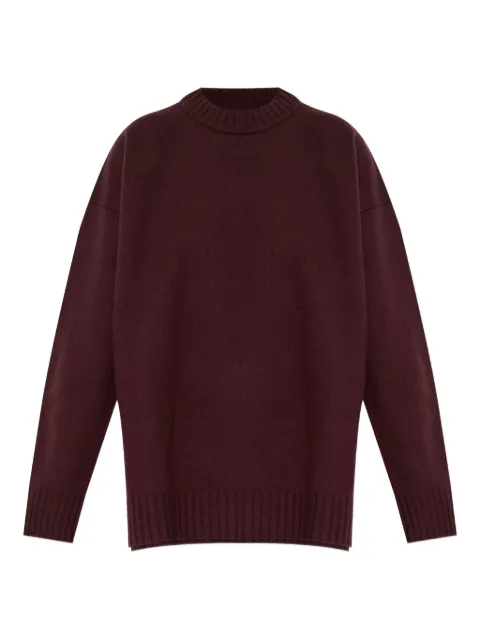 Jil Sander suéter con cuello redondo