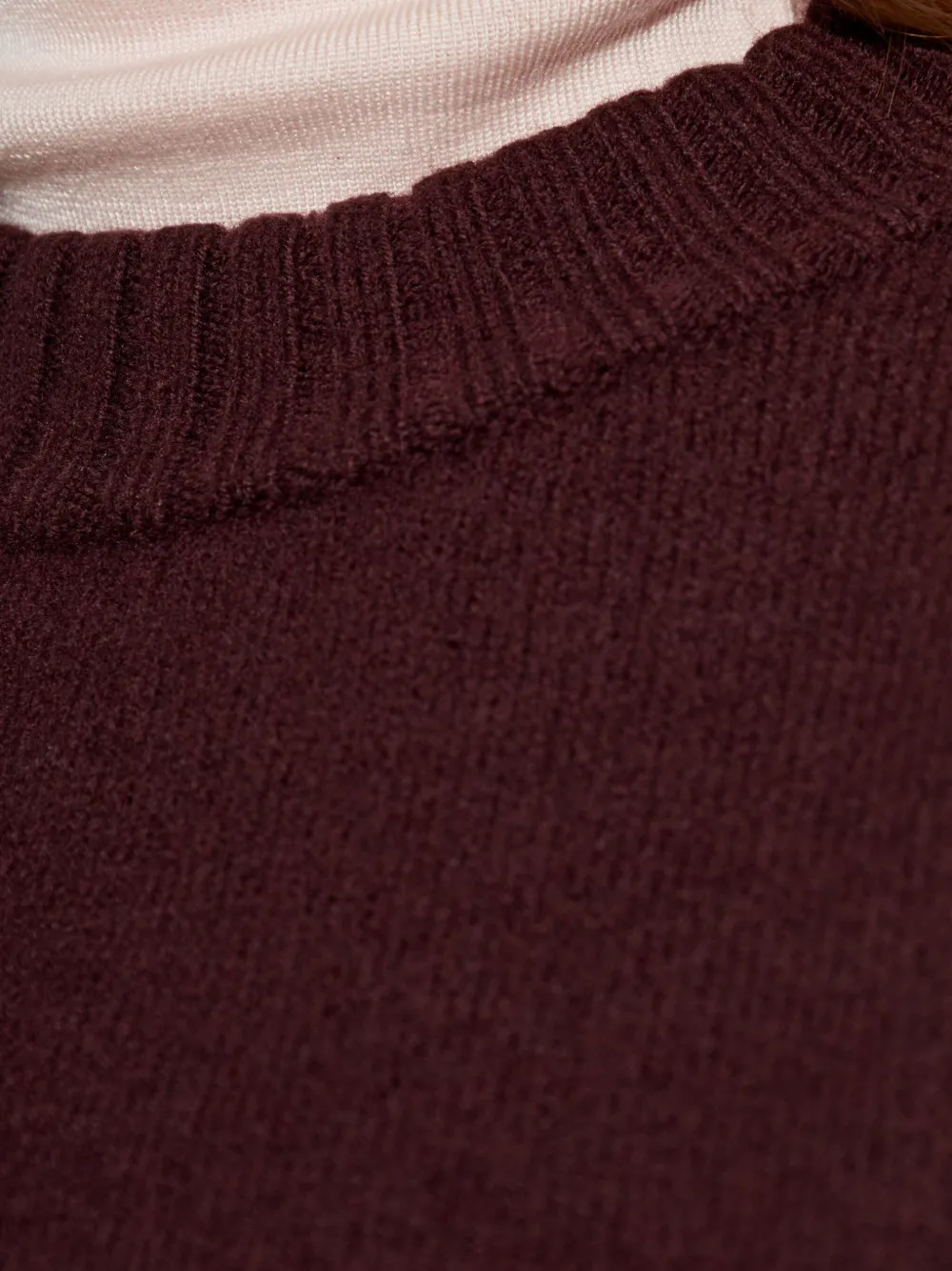 Jil Sander Trui met ronde hals Rood