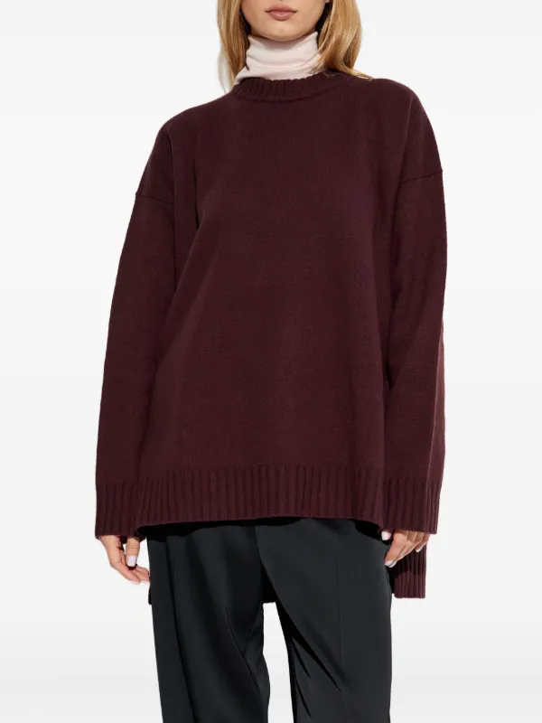 Jil Sander クルーネック セーター | レッド | FARFETCH JP