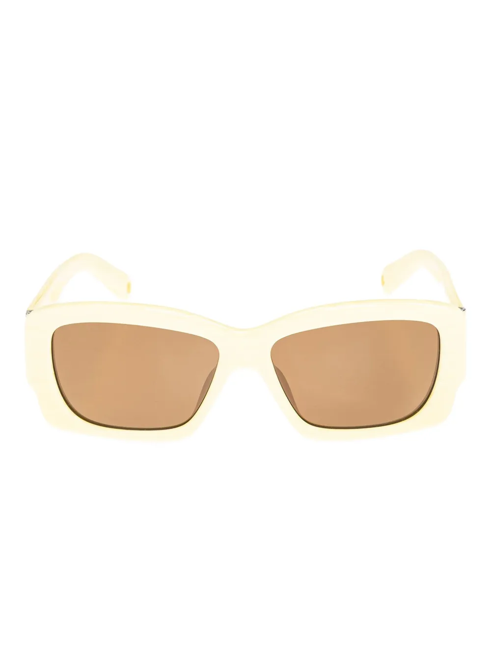 Jacquemus Croisiere zonnebril Geel