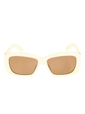 Jacquemus スクエアフレーム サングラス | ブラック | FARFETCH JP