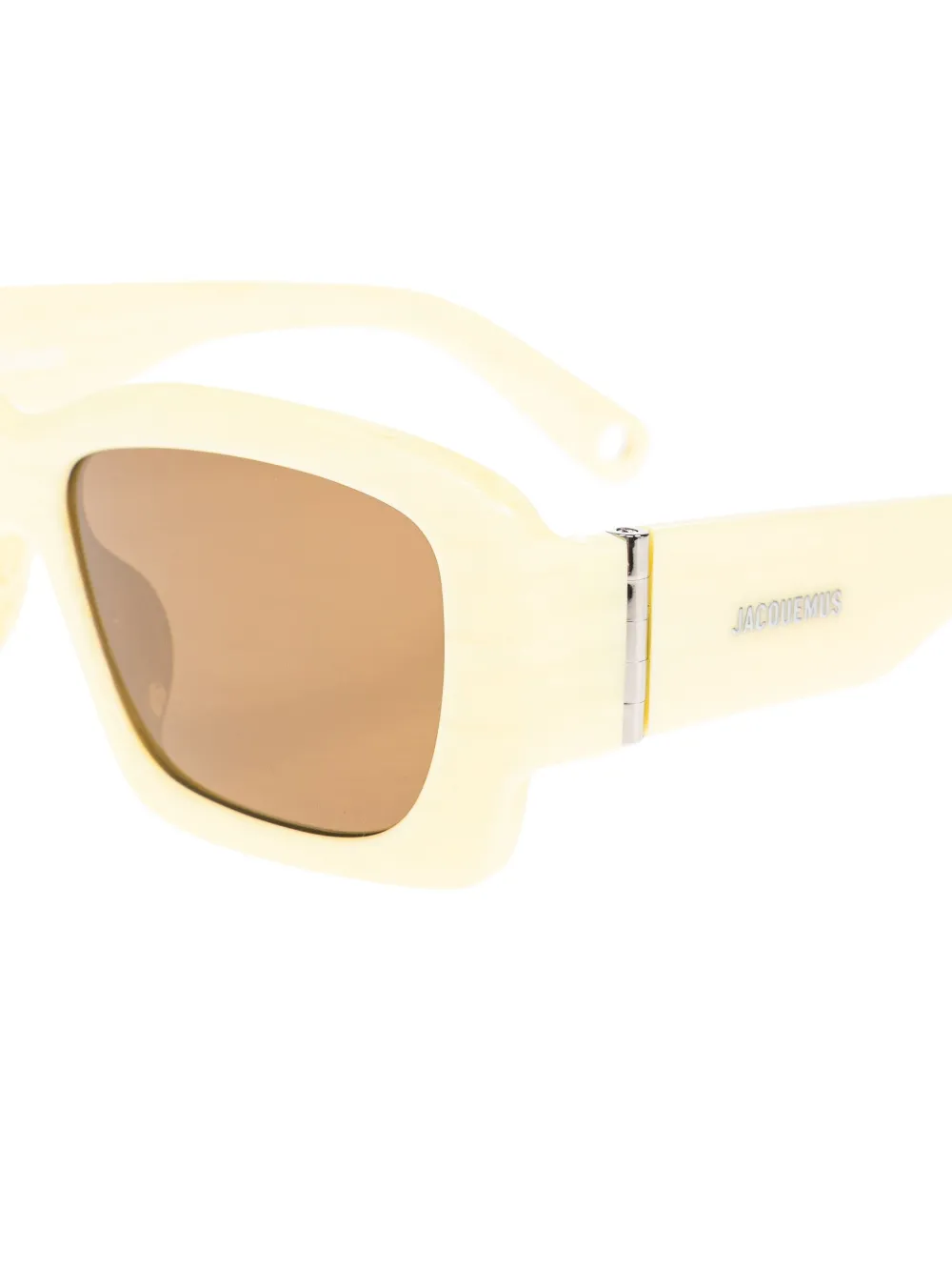 Jacquemus Croisiere zonnebril Geel