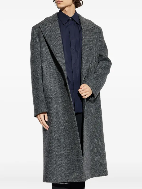 Jil Sander ウール コート | グレー | FARFETCH JP