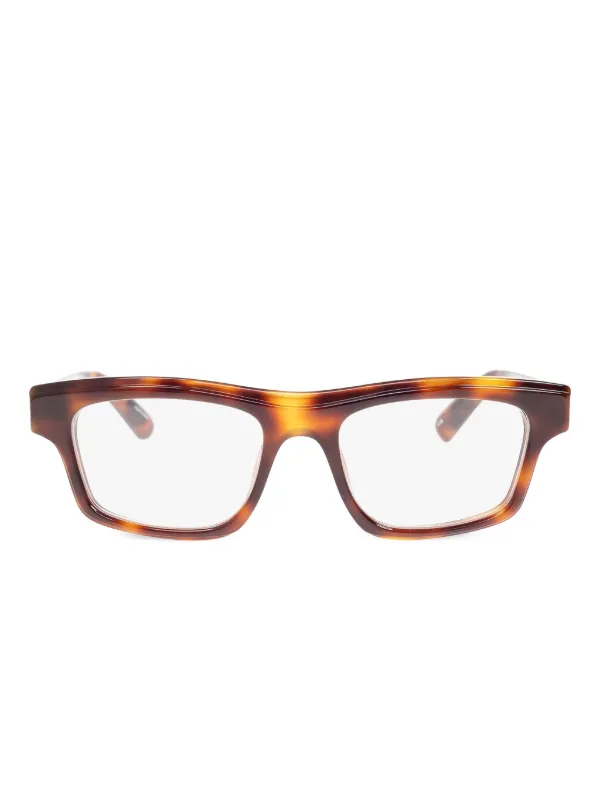 Jacquemus Logo-print Glasses in Brown