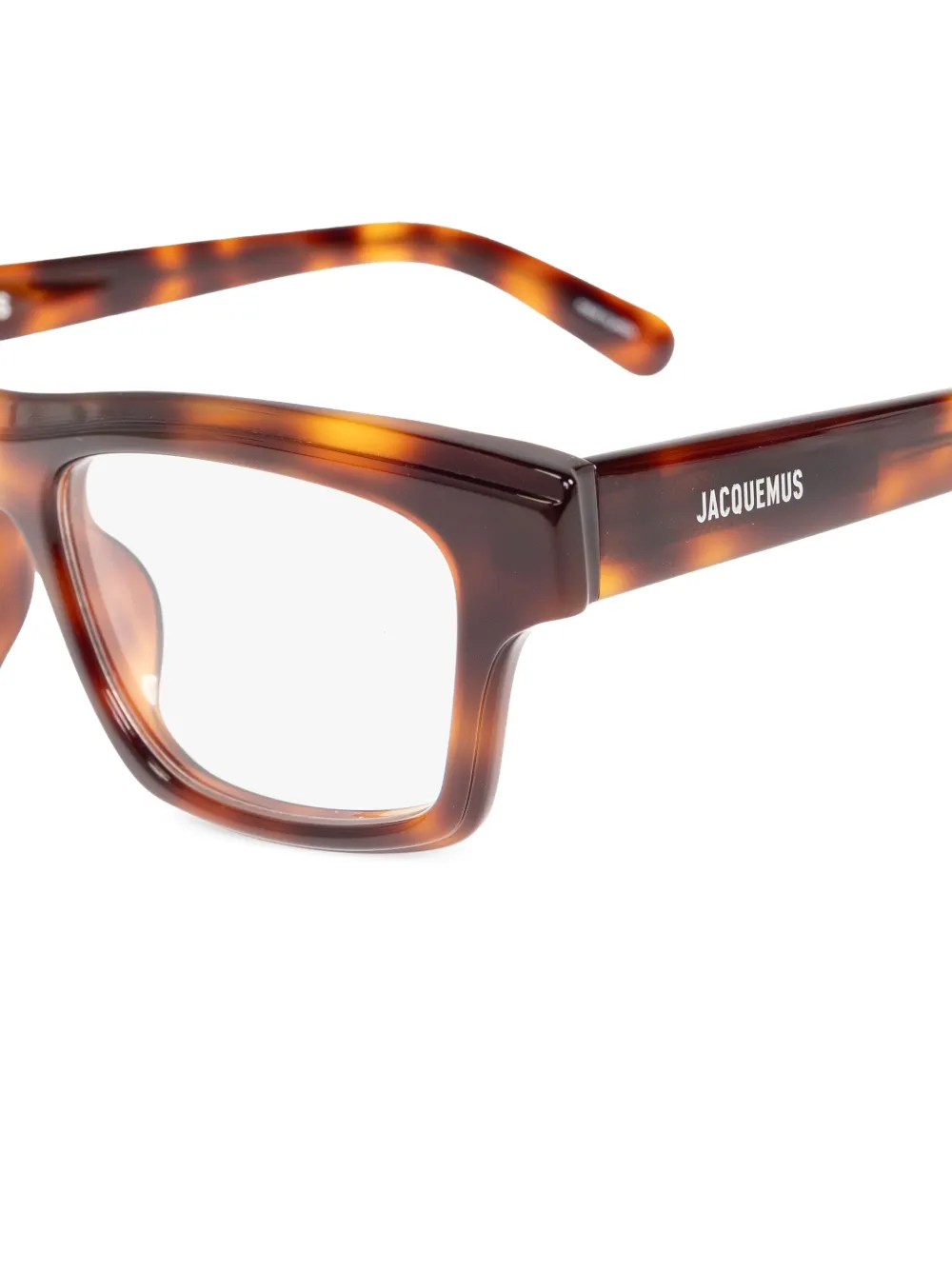 Jacquemus Bril met logoprint Bruin