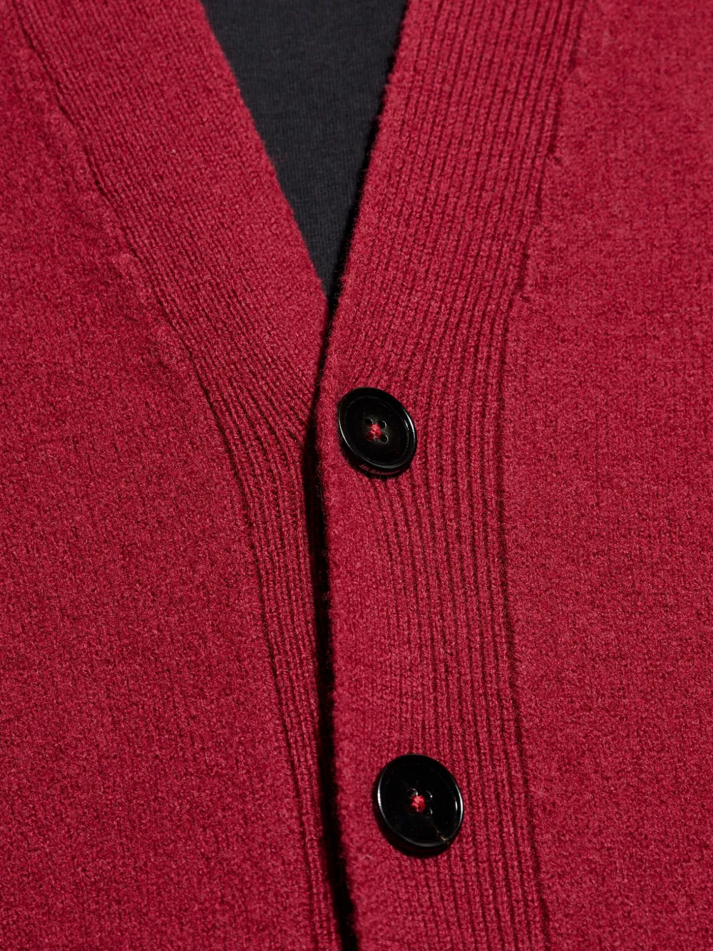 Jil Sander Wollen vest Rood