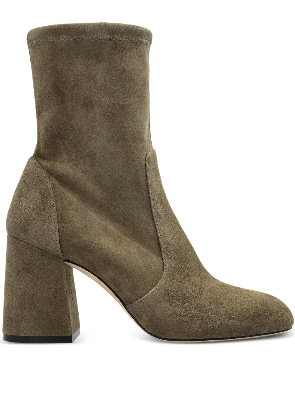 Stuart Weitzman 플레어블록 부츠 85mm | 브라운 | Image 1