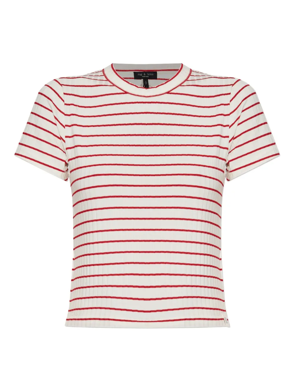 rag & bone playera con motivo de rayas | rojo | Image 1
