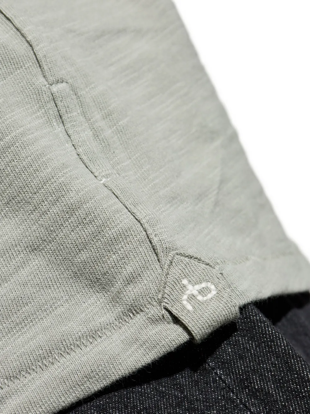 rag & bone Katoenen T-shirt Grijs