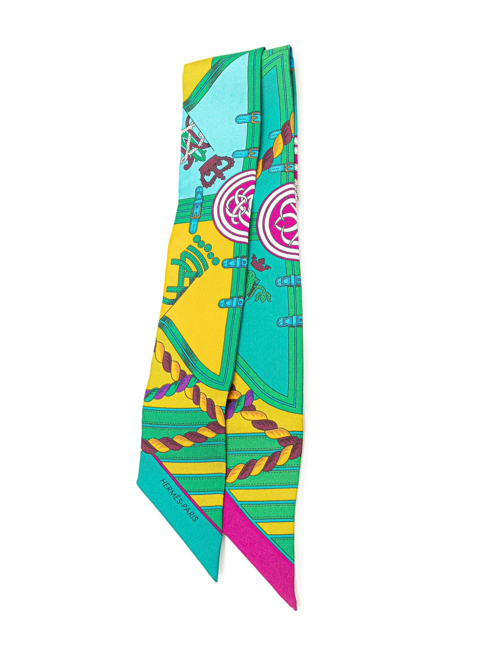 Hermès Pre-Owned 2000-2020 Grande Tenue Silk Twilly Scarf scarves - Hermès Pre-Owned 2000-2020 Grande Tenue Silk Twilly Scarf scarves -