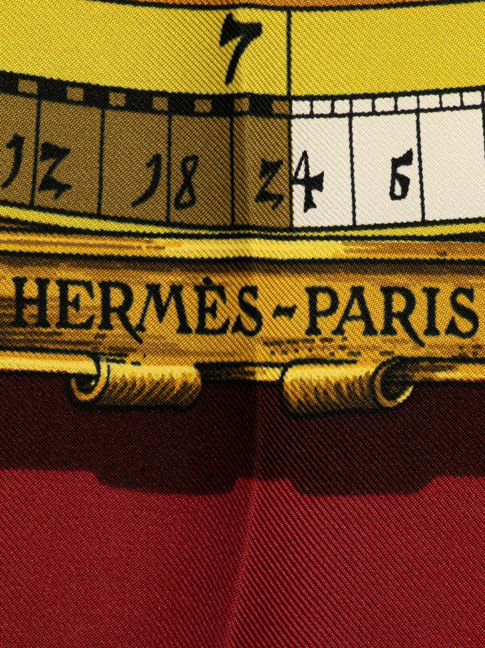 Pre-owned Hermes 2020-2025 Astrologie Dies Et Hore Silk Scarf 90 Scarves