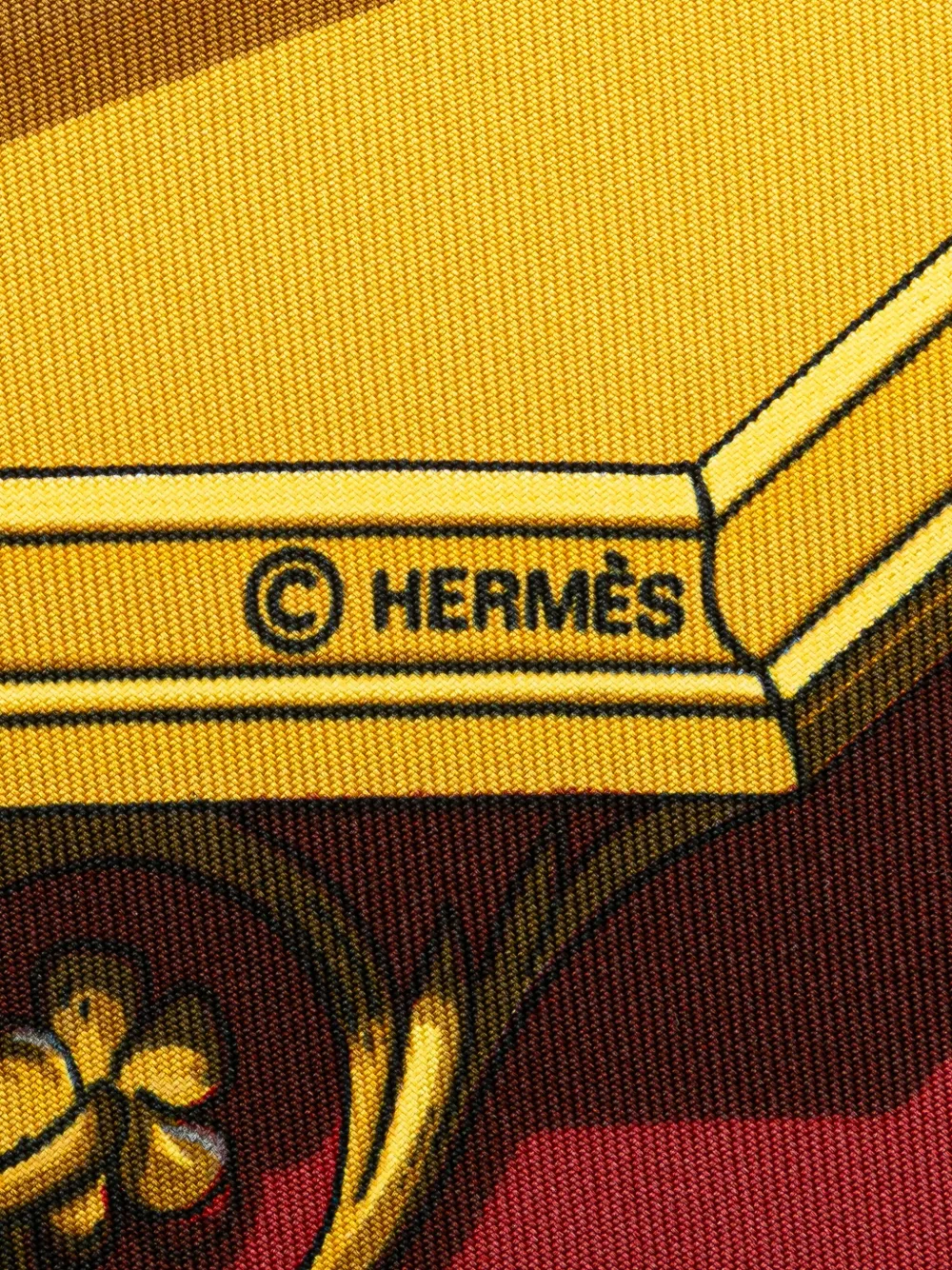 Pre-owned Hermes 2020-2025 Astrologie Dies Et Hore Silk Scarf 90 Scarves