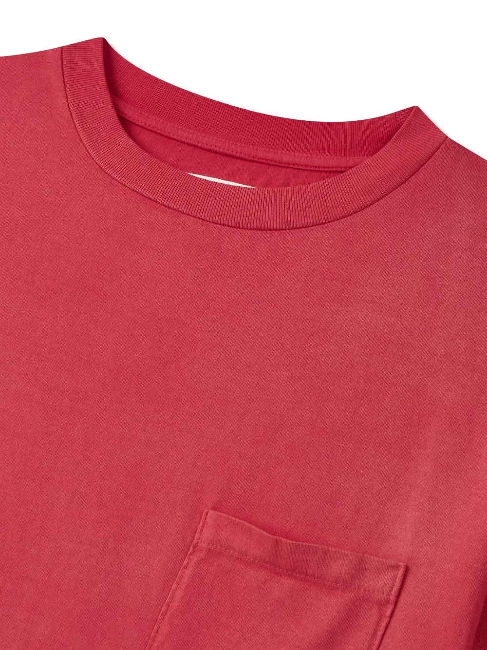 Man On The Boon. T-shirt met zakdetail Rood