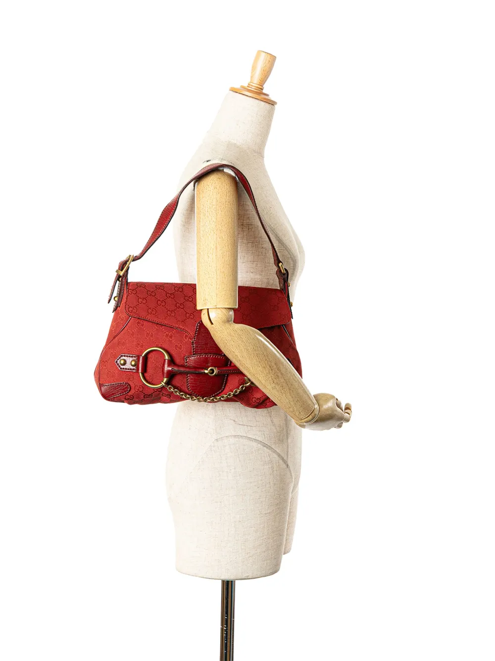 Gucci Pre-Owned 2000-2015 GG Canvas Horsebit shoulder bag | Pre-Owned | Image 2